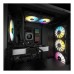 Cooler CPU Corsair H100i ELITE, Lichid (AIO), 2x120mm, RGB