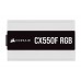 Sursa Corsair CX550F White, 550W, Full Modulara, RGB ,80 Plus Bronze