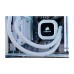 Cooler CPU Corsair Hydro H100i RGB Platinum White Edition, 2 x 120mm Ventilatoare RGB