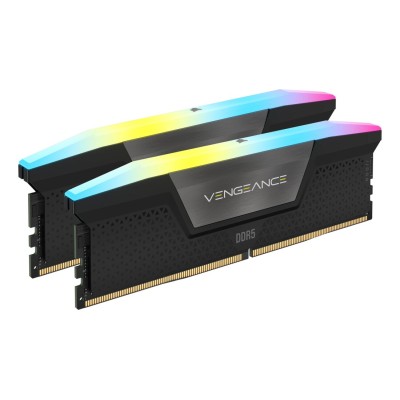 Memorie RAM Corsair Vengeance RGB 32GB (2x16GB) DDR5 6000MHz CL38, Dual Channel