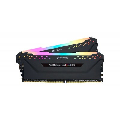 Memorie RAM DIMM, Corsair Vengeance RGB Pro, 16 GB (1x16 GB), DDR4, 3600 MHz, CL 19, 1.35V