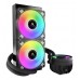 Cooler CPU ARCTIC Liquid Freezer III 240 A-RGB, ventilatoare 2 x 120 mm, black