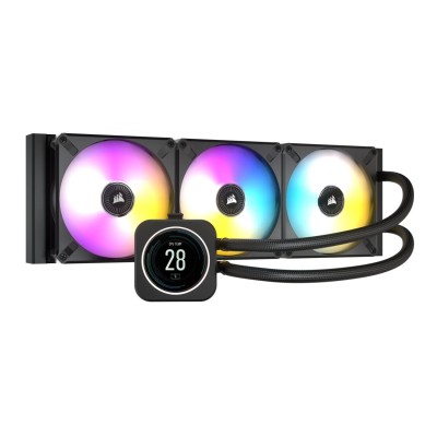 Cooler CPU Corsair iCUE H150i ELITE LCD, Lichid (AIO), 3x120mm, RGB
