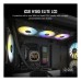 Cooler CPU Corsair iCUE H150i ELITE LCD, Lichid (AIO), 3x120mm, RGB