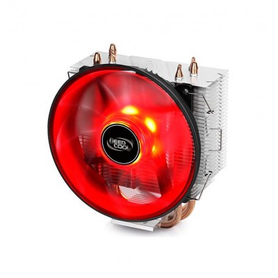 Cooler CPU Deepcool GAMMAXX 300, 120mm Ventilator, LED Rosu