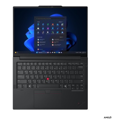 Laptop Lenovo ThinkPad E14 Gen 7 cu procesor AMD Ryzen 7 8840U până la 5.1GHz, 14" 1920 x 1200 px IPS, 60Hz, 16GB DDR5, 512GB SSD, AMD Radeon 780M, Windows 11 Pro, Negru, 3 ani, On-site Laptop Lenovo ThinkPad E14 Gen 7 cu procesor AMD Ryzen 7 8840U până la 5.1GHz, 14" 1920 x 1200 px IPS, 60Hz, 16GB DDR5, 512GB SSD, AMD Radeon 780M, Windows 11 Pro, Negru, 3 ani, On-site