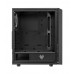 Carcasa FSP CMT 350, Black, ATX Mid Tower, tempered glass, fara sursa