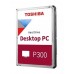 HDD intern Toshiba P300, 3.5 inch, 2 TB, 7200 RPM, 128 MB