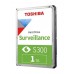 HDD intern Toshiba S300 Surveillance, 3.5 inch, 1 TB, 64 MB