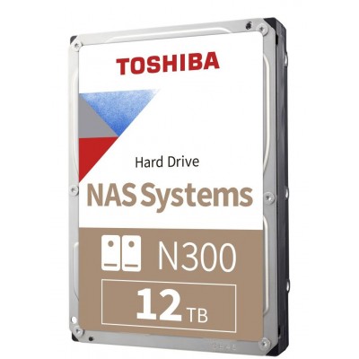 HDD  Toshiba N300, 12TB, 3.5-inch, SATA-3, 7200rpm, 256MB,