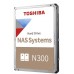 HDD  Toshiba N300, 8TB, 3.5-inch, SATA-3, 7200rpm, 128MB