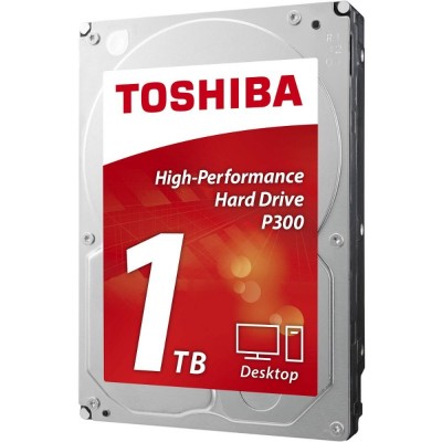HDD desktop Toshiba P300, 1 TB, 7200 RPM, SATA3, 64 MB, bulk