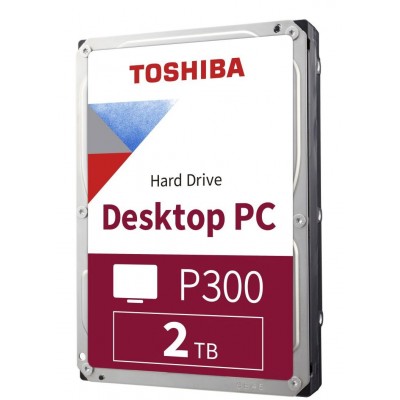 HDD  Toshiba, P300, 2TB, 3.5-inch SATA-3, 7200rpm, 64MB