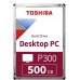 HDD  Toshiba, P300,  500GB, 3.5-inch SATA-3, 7200rpm, 32MB