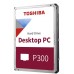 HDD  Toshiba, P300,  500GB, 3.5-inch SATA-3, 7200rpm, 32MB