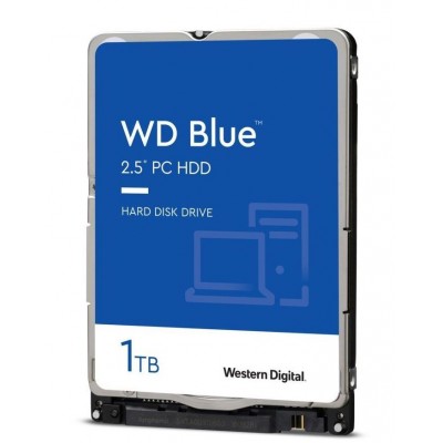 HDD Laptop WD Blue, 1TB, 2.5-inch, 5400rpm, SATA-3, 128MB