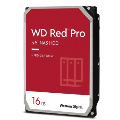 HDD WD Red Pro, 16TB, 3.5-inch, 7200rpm, SATA-3, 512MB