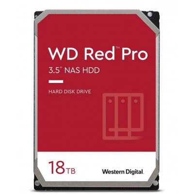 HDD WD Red Pro, 18TB, 3.5-inch, 7200rpm, SATA-3, 512MB