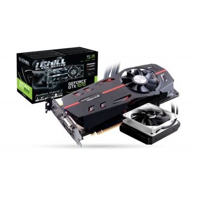 Placa video INNO3D GeForce GTX 1070 iChill 8GB GDDR5, GDDR6, 256-bit, racire hibrida aer + lichid