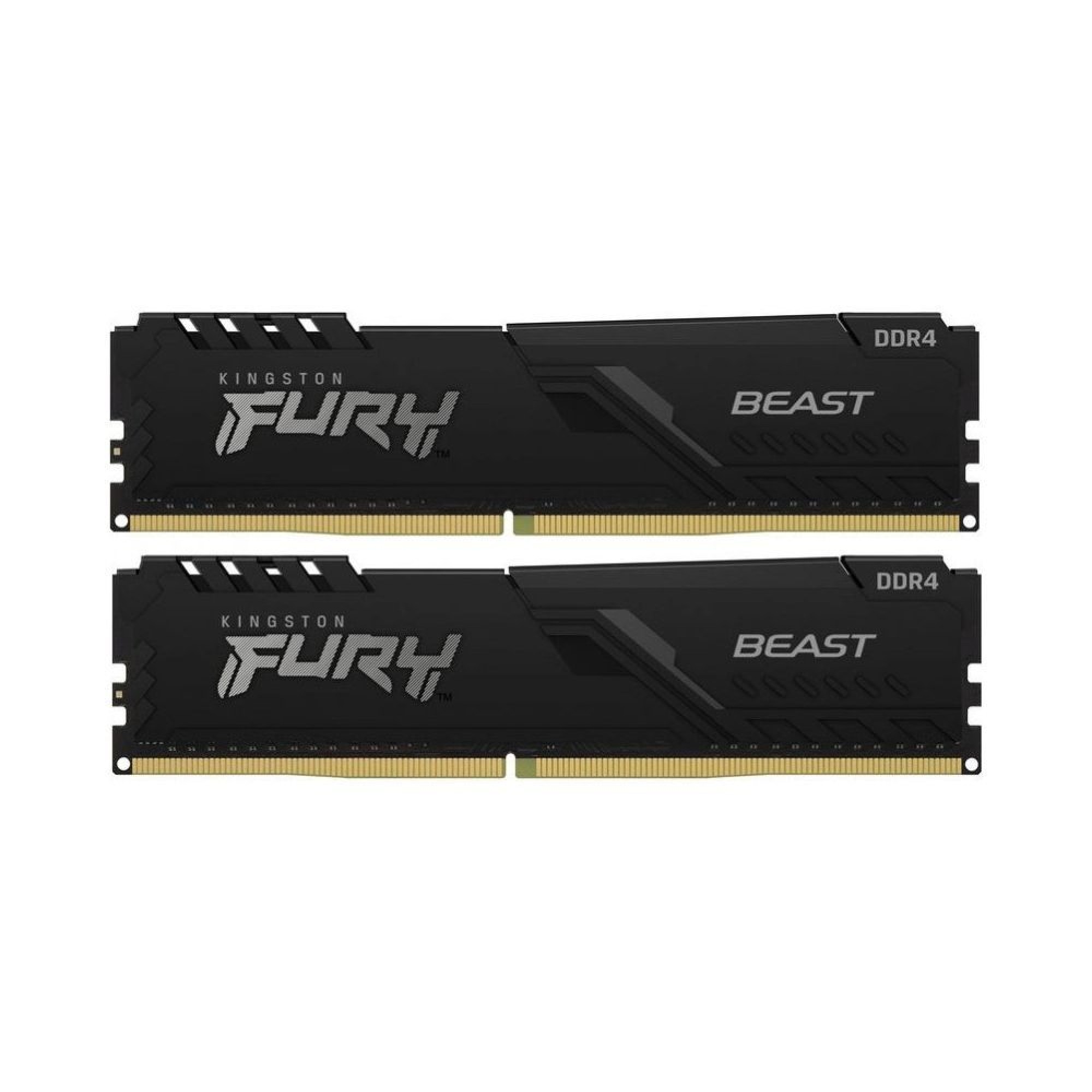 Memorie RAM Kingston Fury Beast, 32GB (2x16GB), DIMM, DDR4, 3200