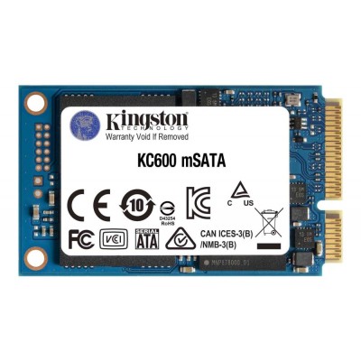 SSD Kingston KC600, 1024 GB, SATA III, mSATA