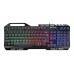 Kit Gaming Serioux Tobis, 3 in 1, Negru, USB, Tastatura cu Iluminare Rainbow + Mouse Optic cu 6400 DPI  + Mouse pad