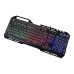 Kit Gaming Serioux Tobis, 3 in 1, Negru, USB, Tastatura cu Iluminare Rainbow + Mouse Optic cu 6400 DPI  + Mouse pad