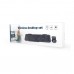 Kit Wireless Gembird KBS-WM-02, 2 in 1, 104 taste + 8 Multimedia, Mouse Optic cu 1000 DPI si 4 butoane, Negru