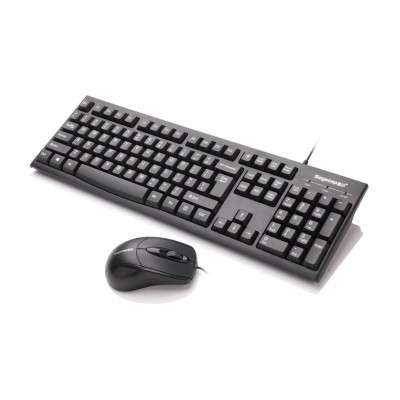 Kit Segotep VKM1600, 2 in 1, Negru, USB, Tastatura + Mouse Optic cu 1000 DPI