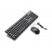 Kit Segotep VKM1600, 2 in 1, Negru, USB, Tastatura + Mouse Optic cu 1000 DPI