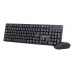 Kit Wireless Gembird KBS-W-01, 2 in 1, Negru, USB, Tastatura 104 taste + Mouse Optic cu 1000 DPI