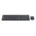 Kit Wireless Gembird KBS-W-01, 2 in 1, Negru, USB, Tastatura 104 taste + Mouse Optic cu 1000 DPI