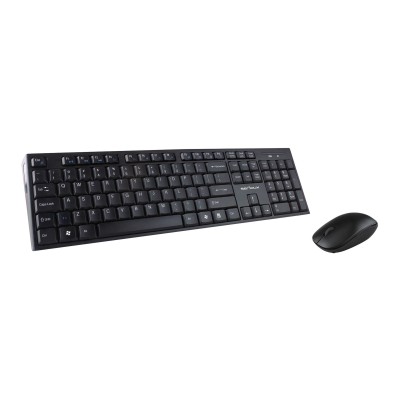 Kit Wireless Serioux NK9800WR, 2 in 1, Negru, USB, Tastatura + Mouse Optic cu 1200 DPI Kit Wireless Serioux NK9800WR, 2 in 1, Negru, USB, Tastatura + Mouse Optic cu 1200 DPI