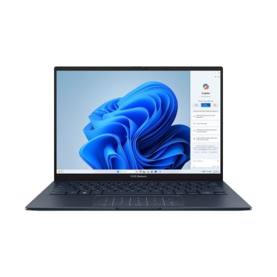Laptop Asus Zenbook 14 OLED, UX3405MA-PZ347X, 14 inch, Intel Core Ultra 9 185H, 32GB LPDDR5X, SSD 1TB, Intel Arc Graphics, 3K, 120Hz, Touch, Windows 11 Pro, Ponder Blue
