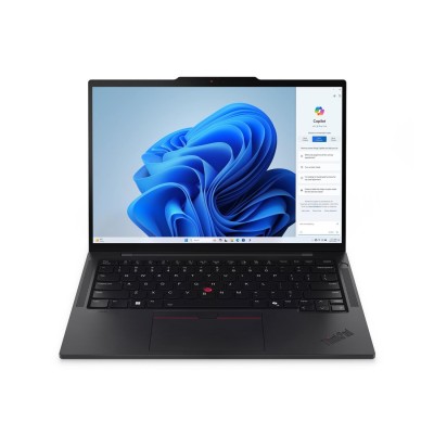 Laptop Lenovo ThinkPad T14s Gen 5 cu procesor Intel Core Ultra 7 155U până la 4.8GHz, 14" 1920 x 1200 px IPS, 60Hz, 32GB LPDDR5x, 1TB SSD, Intel Graphics, Windows 11 Pro, Negru, 3 ani