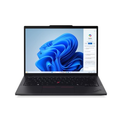 Laptop Lenovo ThinkPad T14 Gen 5 cu procesor Intel Core Ultra 7 155U până la 4.8GHz, 14" 1920 x 1200 px IPS, 60Hz, 64GB DDR5, 1TB SSD, Intel Graphics, Windows 11 Pro, Negru, 3 ani