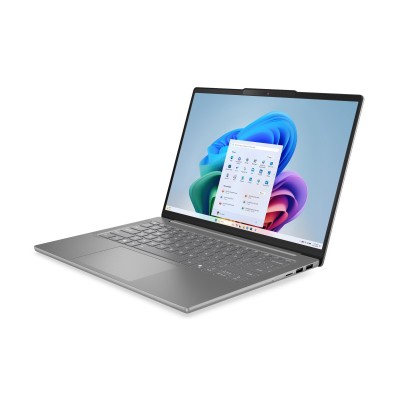 Laptop Lenovo IdeaPad Slim 5 cu procesor AMD Ryzen 5 7535HS până la 4.55GHz, 14" 1920 x 1200 px IPS, 16GB DDR5, 512GB SSD, AMD Radeon 660M, Fără sistem de operare, Luna Grey, 2 ani, Courier sau Carry-in