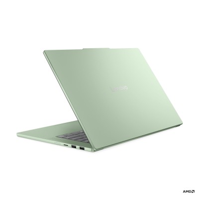 Laptop Lenovo IdeaPad Slim 5 cu procesor AMD Ryzen 7 7735HS până la 4.75GHz, 15.1" 2560 x 1600 px OLED, 165Hz, 16GB LPDDR5x, 1TB SSD, AMD Radeon 680M, Fără sistem de operare, Seafoam Green, 2 ani, Courier sau Carry-in