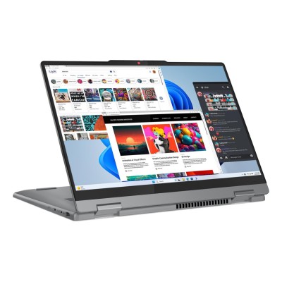 Laptop Lenovo IdeaPad 5 2-in-1 cu procesor Intel Core i5-13420H până la 4.6GHz, 14" 1920 x 1200 px OLED, 60Hz, Touch, 16GB LPDDR5x, 1TB SSD, Intel UHD Graphics, Fără sistem de operare, Luna Grey, 2 ani, Courier sau Carry-in Laptop Lenovo IdeaPad 5 2-in-1 cu procesor Intel Core i5-13420H până la 4.6GHz, 14" 1920 x 1200 px OLED, 60Hz, Touch, 16GB LPDDR5x, 1TB SSD, Intel UHD Graphics, Fără sistem de operare, Luna Grey, 2 ani, Courier sau Carry-in