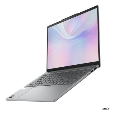 Laptop Lenovo IdeaPad Slim 5 cu procesor AMD Ryzen AI 7 350 până la 5.0GHz, 14" 1920 x 1200 px OLED, 32GB DDR5, 1TB SSD, AMD Radeon 860M, Fără sistem de operare, Luna Grey, 2 ani, Courier sau Carry-in