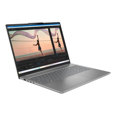 Laptop Lenovo IdeaPad Slim 5 cu procesor AMD Ryzen 7 8845HS până la 5.1GHz, 16" 1920 x 1200 px IPS, 60Hz, 16GB DDR5, 1TB SSD, AMD Radeon 780M, Fără sistem de operare, Luna Grey, 2 ani, Courier or Carry-in