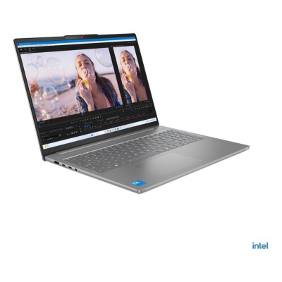 Laptop Lenovo IdeaPad Slim 5 cu procesor Intel Core 7 240H până la 5.2GHz, 16" 2880 x 1800 px OLED, 120Hz, 32GB DDR5, 1TB SSD, Intel Graphics, Fără sistem de operare, Luna Grey, 2 ani, Courier sau Carry-in