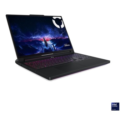 Laptop Lenovo Legion Pro 7 Gaming cu procesor Intel Core Ultra 9 275HX până la 5.4GHz, 16" 2560 x 1600 px OLED, 240Hz, 32GB DDR5, 1TB SSD, NVIDIA GeForce RTX 5070 Ti, Fără sistem de operare, Eclipse Black, 3 ani, Premium Care On-site