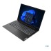Laptop Lenovo V15 cu procesor Intel Core i7-1355U până la 5.0 GHz, 15.6" 1920 x 1080 px IPS, 16GB DDR4, 1TB SSD, Intel Iris Xe, Fără sistem de operare, Business Black, 2 ani, Courier/Carry In