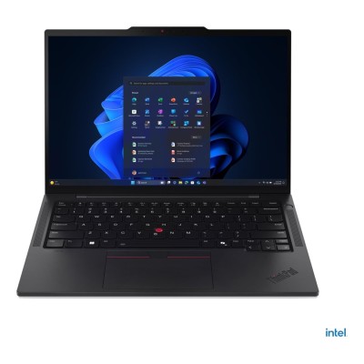 Laptop Lenovo ThinkPad T14s Gen 6 cu procesor Intel Core Ultra 7 255U până la 5.2GHz, 14" 2880 x 1800 px OLED, 120Hz, Touch, 32GB LPDDR5x, 512GB SSD, Intel Graphics, Windows 11 Pro, Negru, 3 ani