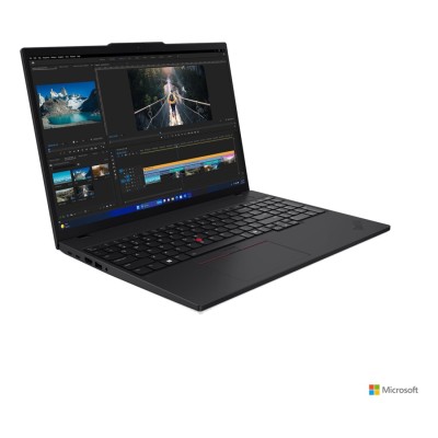 Laptop Lenovo ThinkPad T16 Gen 3 cu procesor Intel Core Ultra 5 125U până la 4.3GHz, 16" 1920 x 1200 px IPS, 16GB DDR5, 512GB SSD, Intel Graphics, Windows 11 Pro, Negru, 3 ani Laptop Lenovo ThinkPad T16 Gen 3 cu procesor Intel Core Ultra 5 125U până la 4.3GHz, 16" 1920 x 1200 px IPS, 16GB DDR5, 512GB SSD, Intel Graphics, Windows 11 Pro, Negru, 3 ani