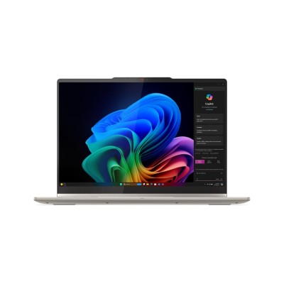 Laptop Lenovo Yoga 7 2-in-1 cu procesor AMD Ryzen AI 7 350 până la 5.0GHz, 14" 2880 x 1800 px OLED, 120Hz, Touch, 24GB LPDDR5x, 1TB SSD, AMD Radeon 860M, Windows 11 Home, Seashell, 2 ani, upgrade la 3 ani Premium Care cu Onsite