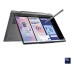 Laptop Lenovo Yoga 7 2-in-1 cu procesor Intel Core Ultra 7 până la 4.8GHz, 14" 2.8K OLED, 120Hz, Touch, 32GB LPDDR5x, 1TB SSD, Intel Arc Graphics, Windows 11 Home, Luna Grey, 2 ani, upgrade 3 ani Premium Care cu Onsite