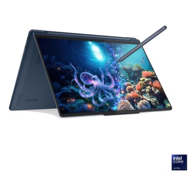 Laptop Lenovo Yoga 2-in-1 Gen 9 cu procesor Intel Core Ultra 7 258V până la 4.8GHz, 14" 2880 x 1800 px OLED, 120Hz, Touch, 32GB LPDDR5x, 1TB SSD, Intel Arc Graphics, Windows 11 Home, Cosmic Blue, 3 ani, Premium Care Onsite Laptop Lenovo Yoga 2-in-1 Gen 9 cu procesor Intel Core Ultra 7 258V până la 4.8GHz, 14" 2880 x 1800 px OLED, 120Hz, Touch, 32GB LPDDR5x, 1TB SSD, Intel Arc Graphics, Windows 11 Home, Cosmic Blue, 3 ani, Premium Care Onsite