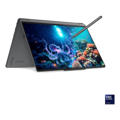 Laptop Lenovo Yoga 9 2-in-1 cu procesor Intel Core Ultra 7 până la 4.8GHz, 14" 2880 x 1800 px OLED, 120Hz, Touch, 32GB LPDDR5x, 1TB SSD, Intel Arc Graphics, Windows 11 Home, Luna Grey, 3 ani, Premium Care Onsite Laptop Lenovo Yoga 9 2-in-1 cu procesor Intel Core Ultra 7 până la 4.8GHz, 14" 2880 x 1800 px OLED, 120Hz, Touch, 32GB LPDDR5x, 1TB SSD, Intel Arc Graphics, Windows 11 Home, Luna Grey, 3 ani, Premium Care Onsite